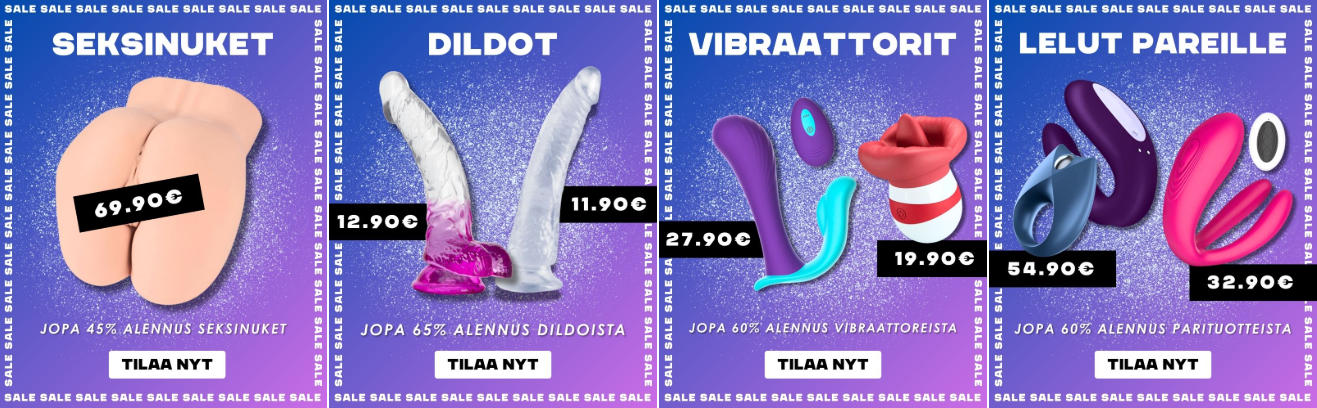 Turvalliset ja edulliset seksilelut